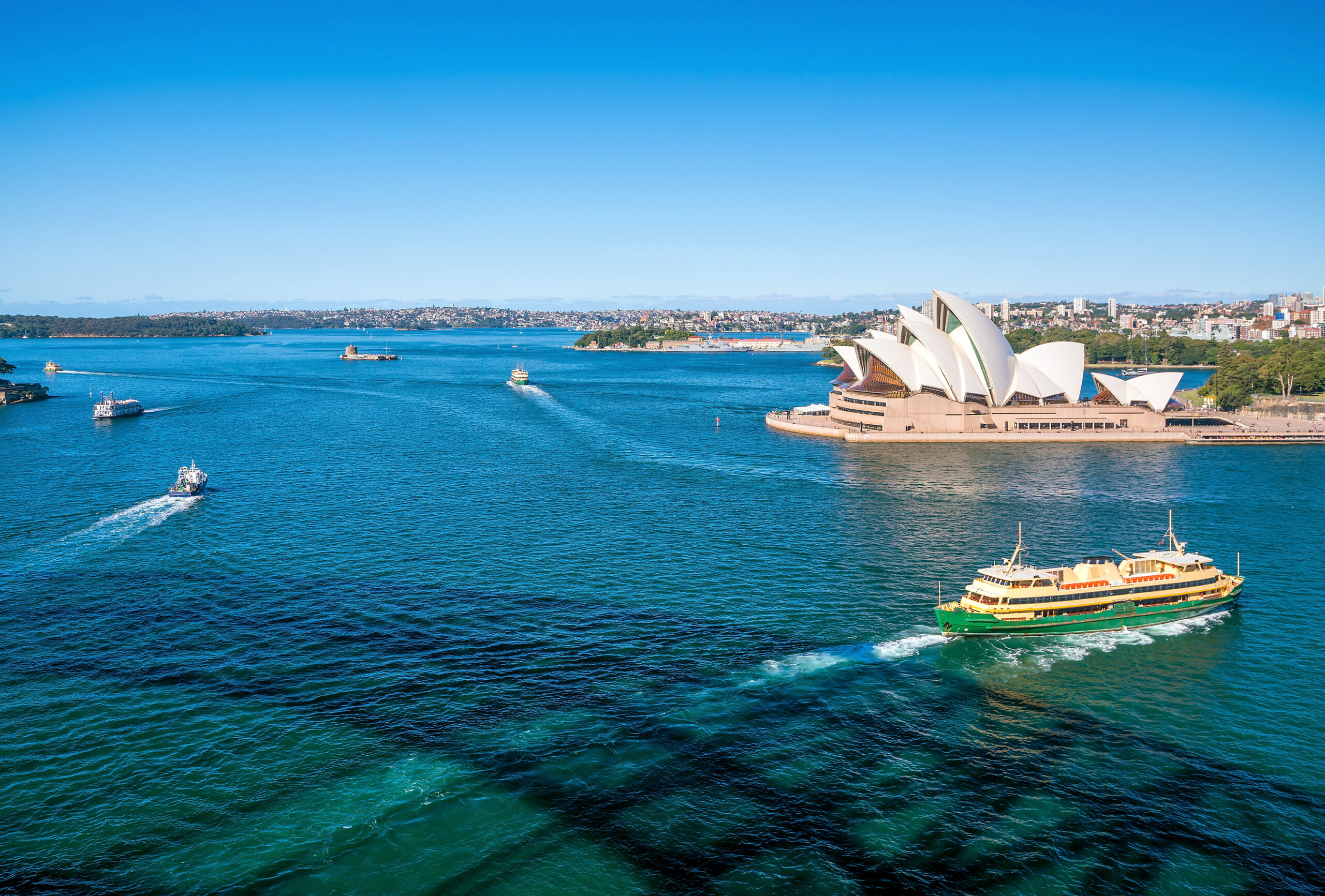 Downtown Sydney skyline Sydney Harbour