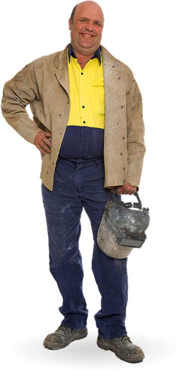 Worker Accident Injury Compensation Claims A man in a yellow jacket and blue jeans, representing the theme of workers' compensation law.